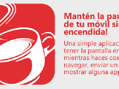 Caffeine, una aplicación para que tu Android no se quede 