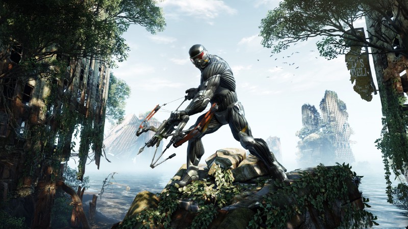 Imagen de Crysis 3 mostrando una jungla urbana
