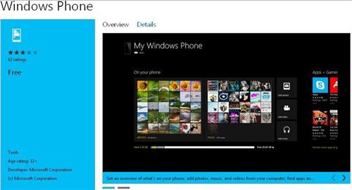 Imagen de Windows Phone 8 y su app para Windows 8