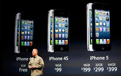 Apple siempre ha mantenido uniforme el precio de sus iPhones