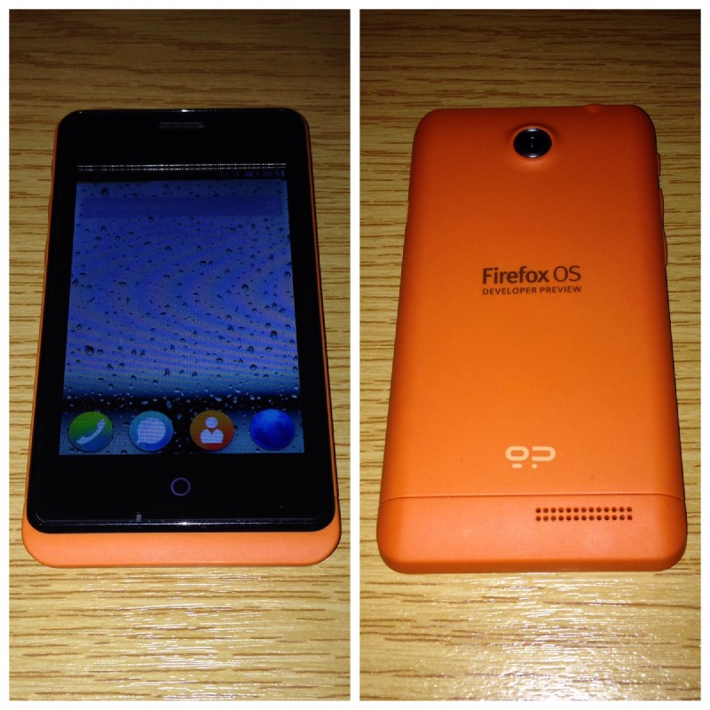 Captura de pantalla de Firefox OS