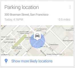 Google Now Parking