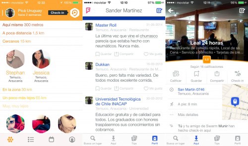 Captura de Foursquare 2