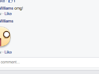 Facebook está probando los stickers en los comentarios