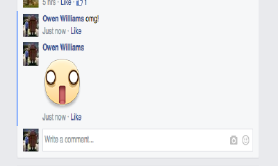 Facebook está probando los stickers en los comentarios