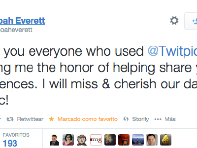 Twitpic cerrará el 25 de septiembre