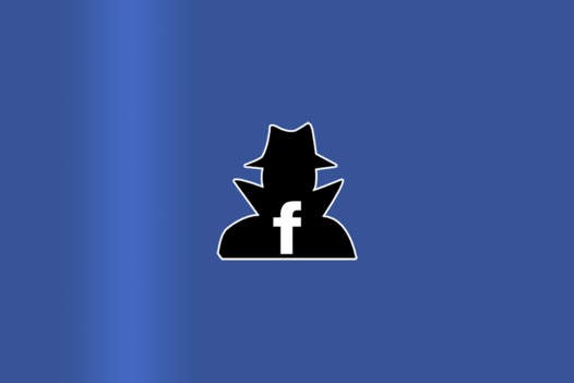 Imagen de Facebook espiando a usuarios