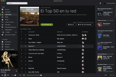 Spotify ahora te mostrará las canciones más escuchadas por tus amigos