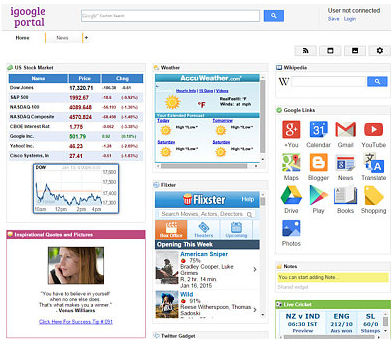 Captura de iGoogle