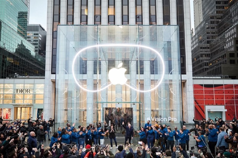 Vision Pro en la tienda de Apple